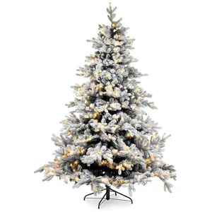 MondoViro Sapin de Noël artificiel enneigé de 240 cm pas cher
