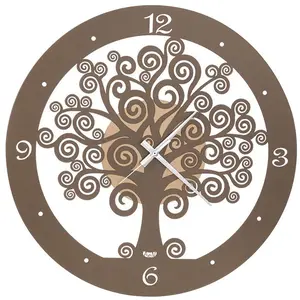 ARTI E MESTIERI horloge murale ALBERO DELLA VITA PETITE (Or / Bronze -... pas cher
