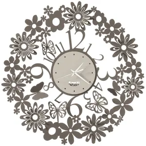 ARTI E MESTIERI horloge murale MARGHERITE (Fango e avorio - Métal vern... pas cher