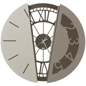 ARTI E MESTIERI horloge murale METAMORPHOSI (Bronzo, avorio e sabbia -... pas cher