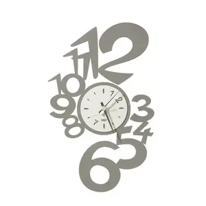 ARTI E MESTIERI horloge murale LUPIN GRANDE (Fango e avorio - Métal ve... pas cher
