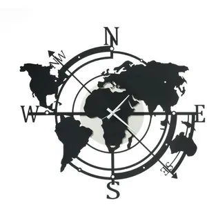 Arti & Mestieri Planisphère - Horloge Murale Design 100% Made in Italy... pas cher