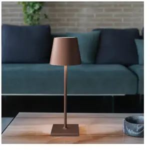 Comparateur de prix : Zafferano Poldina L Desk lampe IP54 corten