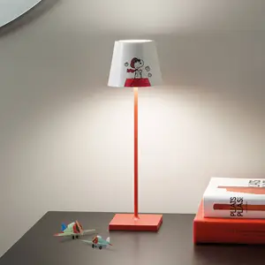 Comparateur de prix : ZAFFERANO Poldina Pro Peanuts - Lampe de table rechargeable et dimmable Aviator