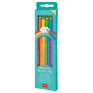 Comparateur de prix : Set de 6 Crayons à Papier Legami HB en Papier Recyclé