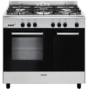 Comparateur de prix : Glemgas - Cuisinières grande taille (piano) Gaz 66L glem 90cm, GA960PCGIX
