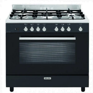 Comparateur de prix : Glem - piano de cuisson mixte 104l 5 feux noir  ge960cvbk2 - GE960CVBK2