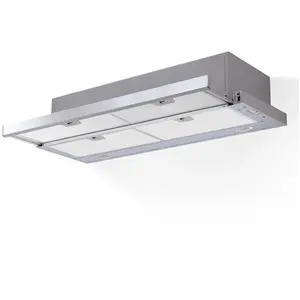 Airlux - hotte télescopique 90cm 305 m³h silver aht930ix - aht930ix pas cher