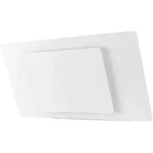 Airlux Hotte Cheminée coudée Airlux AHW981WH - Blanc verre pas cher