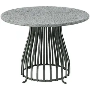 Ethimo - Table basse Venexia - Gris - Pierre de lave émaillée - Design...Vendu parmade-in-design