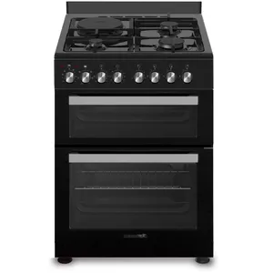 Comparateur de prix : LA GERMANIA SM61DFN Cuisinière 2 Fours Noire