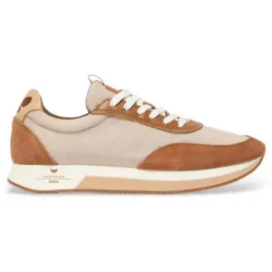 Weekend Max Mara pour femme. 2615761054600 Trainers Wkararo camel (36), Cuir, Marron, Plat, Lacets, Casuel