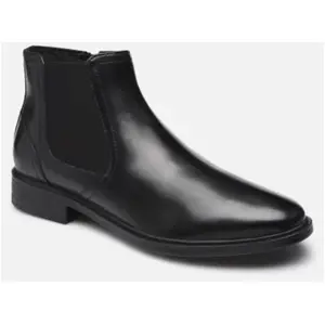 Geox Bottine Geox Cuir Gladwin - Noir - 45 pas cher