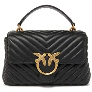 Comparateur de prix : Sac à bandoulière PINKO Love Lady noir - Cuir - Femme - Lisse