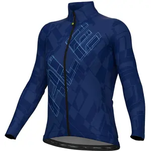 Maillot Alé Pragma Schema manches longues bleu foncé femme - S pas cher