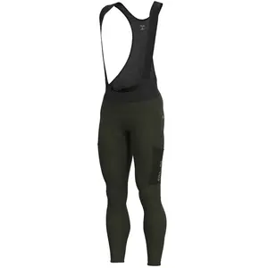 Ale Cuissard long Alé Off-Road Gravel Stones Cargo vert foncé noir - L