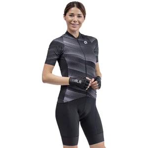 Ale Maillot Alé PRR Green Speed manche courte noir blanc femme - S pas cher