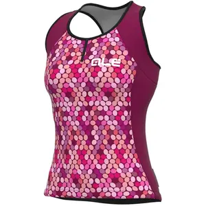 Ale Maillot Alé Solid Candy bretelles rose femme - M pas cher
