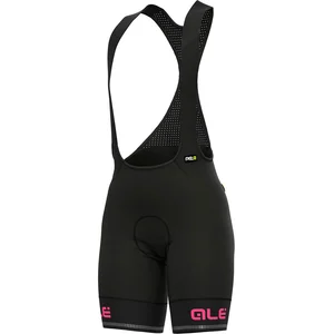 Ale Cuissard Alé PRR Sella Plus noir rose fluo femme - XS pas cher