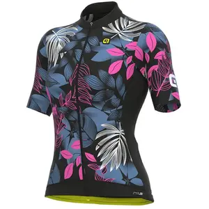 Comparateur de prix : Ale Maillot Alé PRS Garden manche courte noir bleu rose femme - S