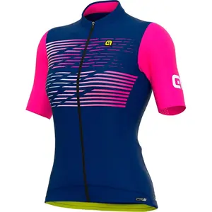 Ale Logo Short Sleeve Jersey Bleu M Femme