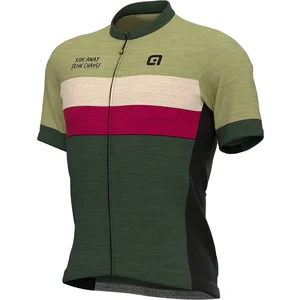 Ale Maillot Alé Off-Road Gravel Chaos manche courte vert gris lilas - S pas cher