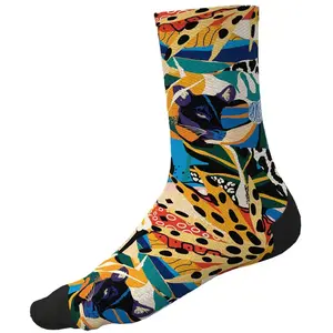 Ale Chaussettes Alé Kenya jaune orangé multicolore - M-L