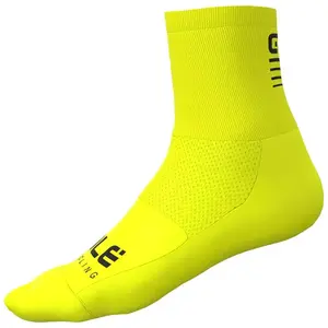 Chaussettes Alé Strada 2.0 jaune fluo - S pas cher
