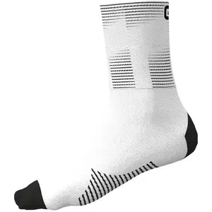 Comparateur de prix : Ale Alé - Sprint Q-Skin Socks - Chaussettes de cyclisme taille 36-39, gris/blanc