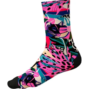 Ale Chaussettes Alé Kenya rose fluo multicolore - M-L pas cher