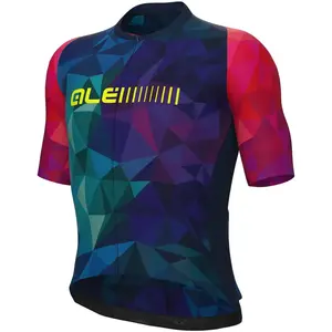 Alé Maillot manches courtes ale valley bleu pas cher