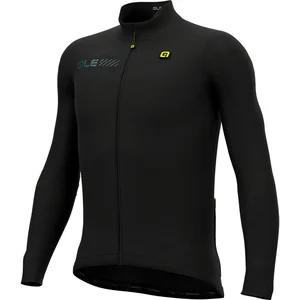 Maillot Alé Solid Fondo 2.0 manche longue noir - L pas cher