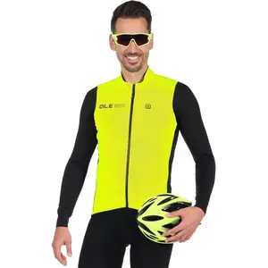 Ale Veste Alé Solid Fondo 2.0 jaune fluo noir - XL pas cher
