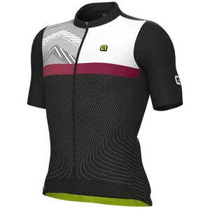 Ale Maillot à Manches Courtes Pr-s Zig Zag pas cher