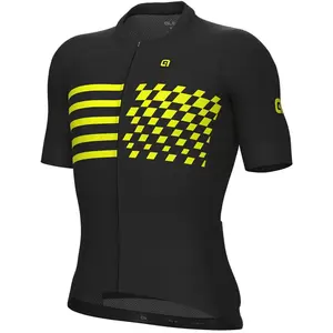 Alé Maillot manches courtes ale play noir pas cher