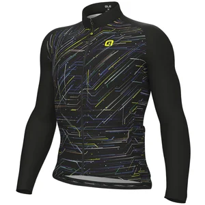 Ale Maillot Alé PRAGMA Byte manche longue noir - SVendu paramazon