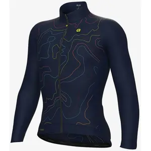 Maillot Alé PR.E Top manche longue bleu foncé - MVendu parbikeinn