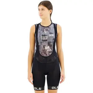 Ale Alé - Women's Bibshorts Solid Traguardo - Pantalon de cyclisme taille 4XL, noir pas cher