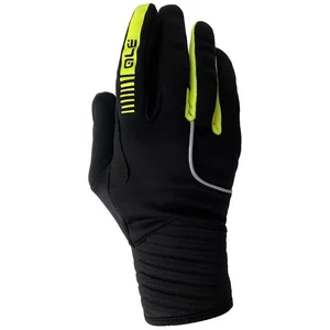 Ale Gants longs Alé Wind noir jaune fluo - XL pas cher