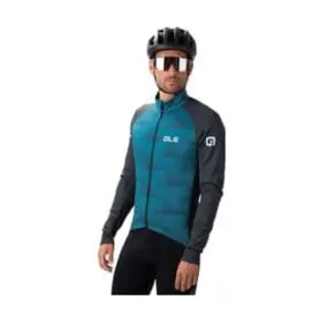 Alé Cycling Veste manches longues ale sharp noir bleu petrole pas cher