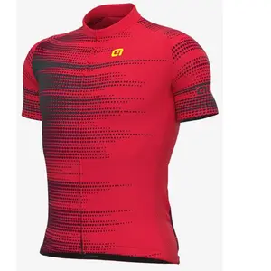 Ale Maillot Alé Solid Turbo manche courte rouge clair - S pas cher