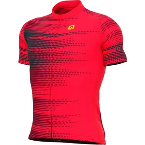 Ale Maillot Alé Solid Turbo manche courte rouge clair - M pas cher