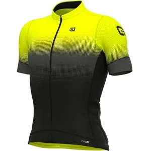 Ale Gradient Short Sleeve Jersey Jaune M Homme pas cher