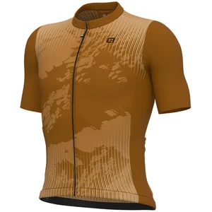 Comparateur de prix : Maillot Alé Off Road Gravel Krakatoa manches courtes marron clair - M