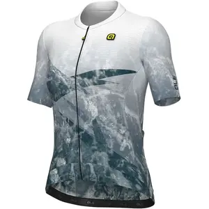 Comparateur de prix : Maillot Alé PR.E Quartz manches courtes blanc gris verdâtre femme - S