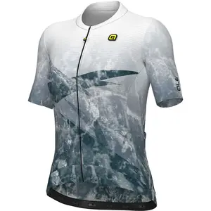 Comparateur de prix : Maillot Alé PR.E Quartz manches courtes blanc gris verdâtre femme - M