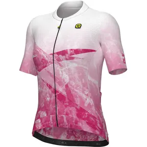 Comparateur de prix : Maillot Alé PR.E Quartz manches courtes rose blanc femme - M