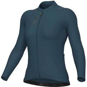 Maillot Alé PRAGMA Color Block manches longues bleu foncé femme - S pas cher