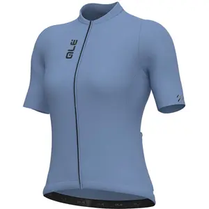 Maillot Alé PRAGMA Color Block manches courtes bleu femme - S pas cher