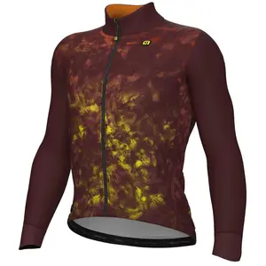 Ale Veste Alé PR.E Ghostly marron foncé jaune - L pas cher